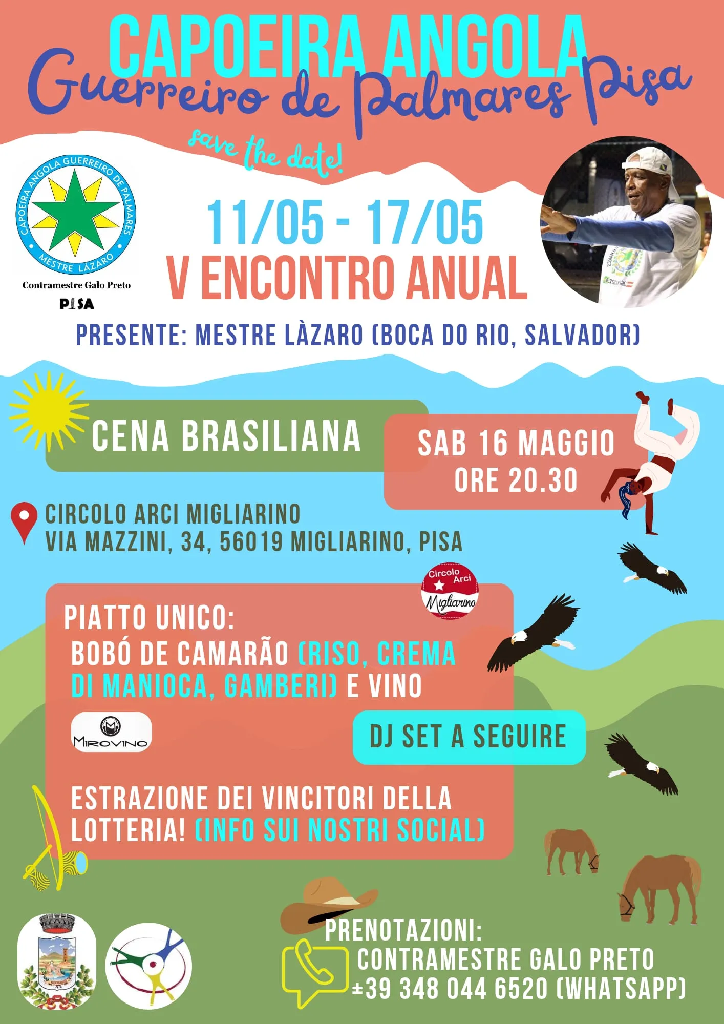 V Encontro Anual Guerreiro de Palmares Pisa